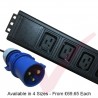 Vertical PDU C19 Socket To 16 Amp Commando Plug