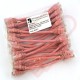 24 Pack of 15cm (6-inch) in Pink - Cat5e High Grade 125MHz 24AWG LSZH Patch Cables for 1U Patching