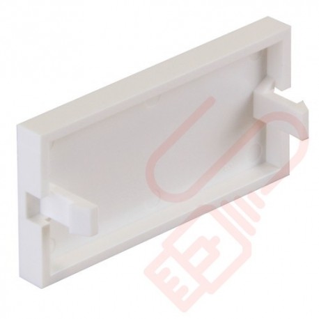 Excel Full Width 25mm Blank Plate White
