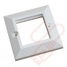 Excel White Single Gang Bevelled Plate 100-712