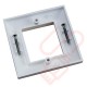 Excel White Single Gang Bevelled Plate 100-712