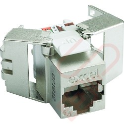 Excel Cat6A FTP Low Profile Toolless Keystone Jack 100-181