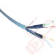 Excel Solid Cat6A Cable U/FTP LSOH CPR Euroclass B2ca 500m Reel Ice Blue 190-191