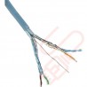 Excel Solid Cat6a Cable F/FTP LSOH CPR Euroclass B2ca 500m Reel Ice Blue 190-996