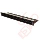 48 Port Cat5e Patch Panel 1U UTP Angled Easy Punch