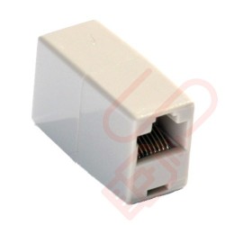 RJ45 Straight Coupler Economy - Beige