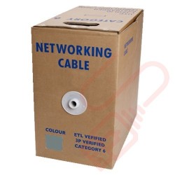 Stranded Cat6 UTP Premium LSZH 305 Metre Bulk Cable Grey