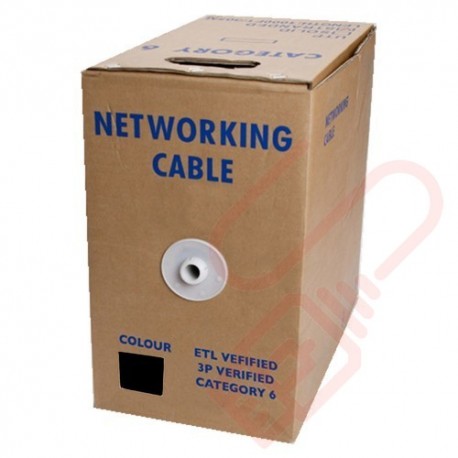 Solid Cat6 UTP External PE 305 Metre Bulk Cable 