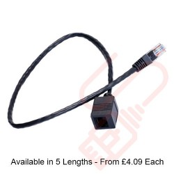Grey - RJ45 Cat6 UTP PVC INJ Moulded Male - Female Extension Cable