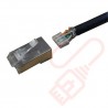 Cat6 RJ45 FTP 50u Crimp Plug Stranded (2 Part) 10Pk