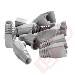 RJ45 Snagless Bubble Boot, 10 Pack Grey