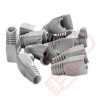 6mm RJ45 Snagless Bubble Boot 10 Pack Grey