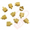 Secure Sleeve C13 into C14 Inlet Tab Yellow - 10 Pack