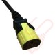 Secure Sleeve C13 into C14 Inlet Tab Yellow - 10 Pack
