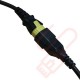 Secure Sleeve C13 into C14 Inlet Tab Yellow - 10 Pack