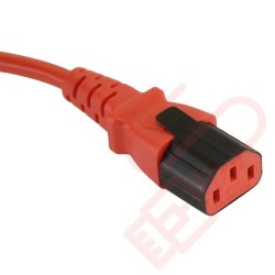 Secure Sleeve C13 into C14 Inlet Tab Black - 25 Pack