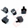 Secure Sleeve C19 into C20 Inlet Tab Black - 25 Pack