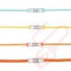 Yellow Panduit Identification Sleeve For 2mm Simplex Fibre Cables 100 Pack