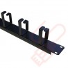 1U 5 Ring Cable Management Bar 65mm Rings