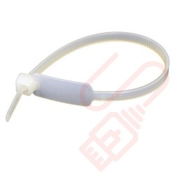 Neutral Marker 4.8 x 190mm Vertical Tag Ties - 100 Pack