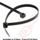 Black Nylon Cable Ties (100 Pack)