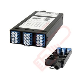 Zettonics LC OS2 Singlemode 12 Duplex Unloaded Fibre Cassette