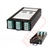 Zettonics MTP/MPO LC OM4 Multimode 12 Duplex Fibre 1x MTP Cassette Aqua