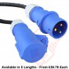 32Amp Commando Male to Commando Female Extension Power Cable