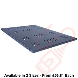 Prism PI Heavy Duty Vented Shelf Black For Data & Server Cabinets