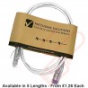 Cat6 Slim U/UTP Small Diameter Snagless Booted Patch Cables White