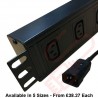 Horizontal PDU C13 Socket to C14 Plug