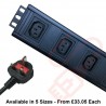 Vertical PDU C13 Socket to UK 13A Plug 