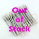 24 Pack of 20cm (8-inch) in Grey - Cat6 High Grade 250MHz 24AWG LSZH Patch Cables for 2U Patching