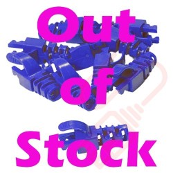 Blue RJ45 Snagless Slimline High Density Boot 10 Pack
